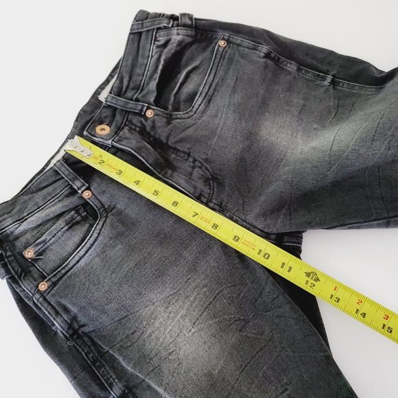 Anthropologie Pilcro Raw Hem Vintage Slim Straight Cropped Jeans - Picture 12 of 13